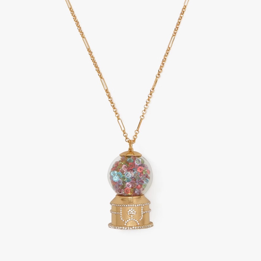 Kate Spade Treat Yourself Gumball Pendant Novelty Necklace